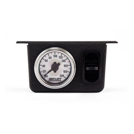 Air Lift SINGLE NEEDLE GAUGE WITH 1 SWITCH 26161